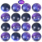 Galaxy Stress Balls for Kids - Pack of 50 Bulk - Squeeze Anxiety Fidget Sensory Balls for Children with Outer Space Theme, Great Toys for Party Favors and Birthday Party Supplies