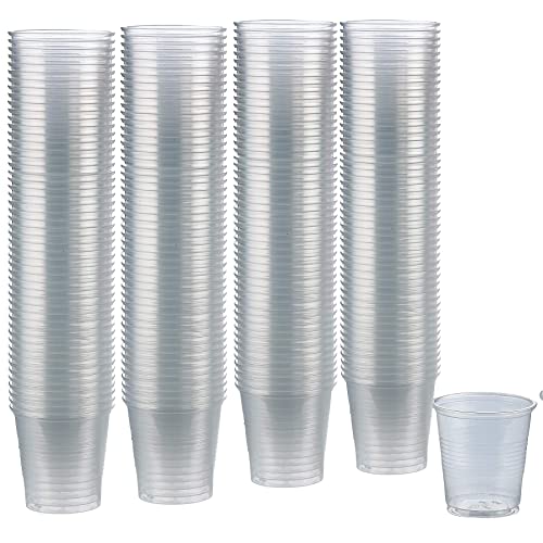  [100 Pack 8 Oz ] Plastic Cups, Plastic Cups, Clear Plastic Cups  8 Oz Clear Cups, Disposable Clear Plastic Cups Water Cups Disposable Cups,  8 Oz Water Clear Plastic Cups Clear