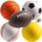 Foam Balls for Kids - 12 Large 3.5 Inch Sports Balls - Includes 3 Baseballs, 3 Footballs, 3 Soccer Balls, 3 Tennis Balls, Soft and Durable Play Toys for Smaller Hands to Enjoy