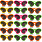 Butterfly Sunglasses for Kids - (Pack of 24) Bulk Neon Sunglasses for Toddlers and Children, Cute Novelty Gifts and Party Favor Toys for Pool Party Birthdays, Summer Goodie Bags and Beach Fun