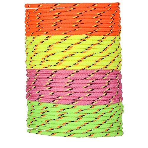 Friendship Bracelets for Kids - (Bulk Pack of 144) Neon Adjustable Wov –
