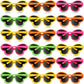 Butterfly Sunglasses for Kids - (Pack of 24) Bulk Neon Sunglasses for Toddlers and Children, Cute Novelty Gifts and Party Favor Toys for Pool Party Birthdays, Summer Goodie Bags and Beach Fun